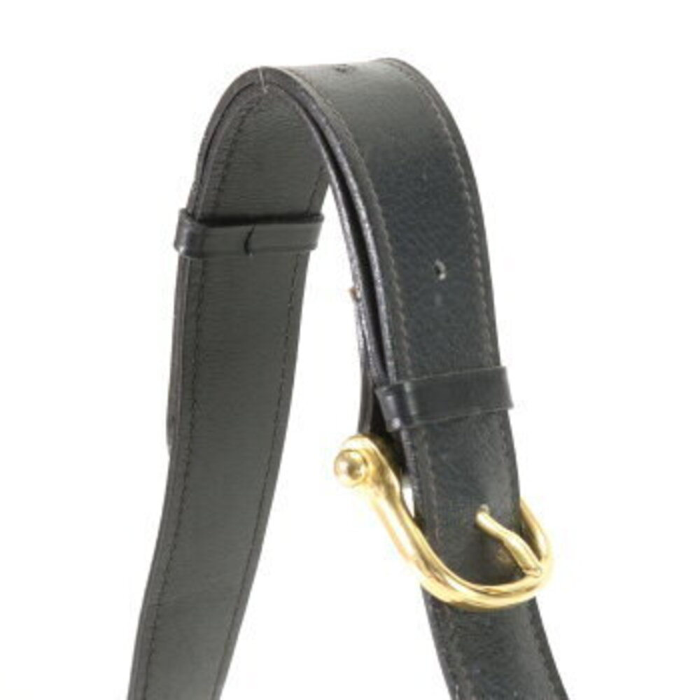 Celine Carriage Hardware Leather Shoulder Bag Tote Black EFV - Picture 4 of 14